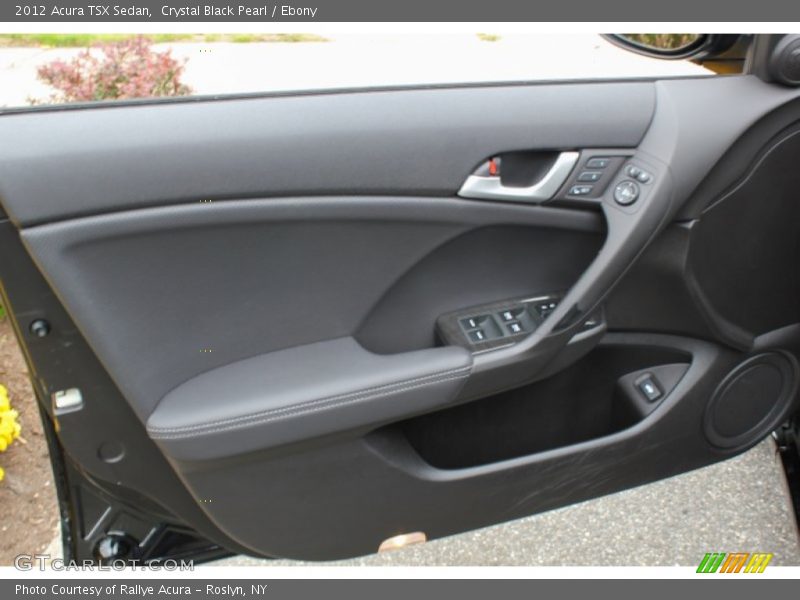 Crystal Black Pearl / Ebony 2012 Acura TSX Sedan