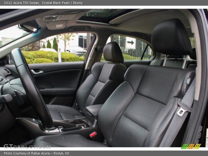 Crystal Black Pearl / Ebony 2012 Acura TSX Sedan