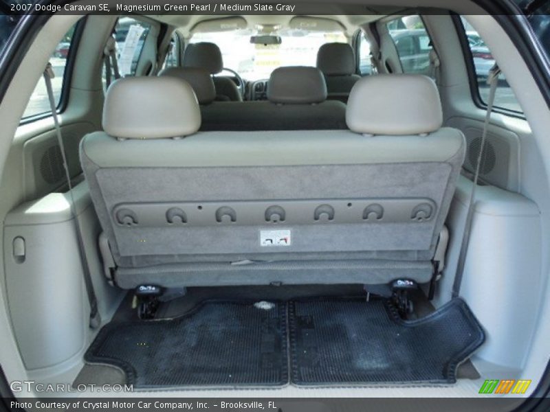 Magnesium Green Pearl / Medium Slate Gray 2007 Dodge Caravan SE