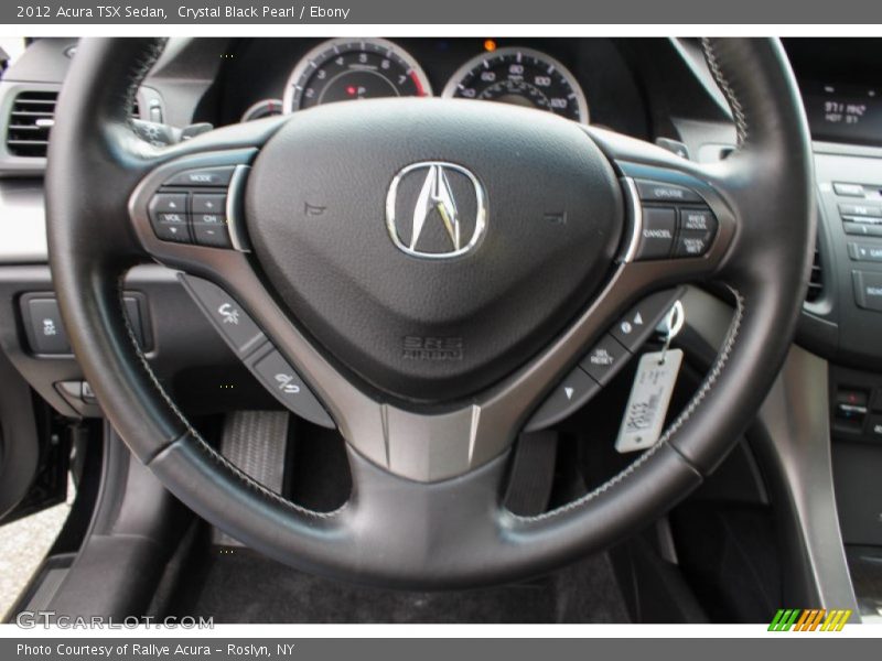 Crystal Black Pearl / Ebony 2012 Acura TSX Sedan