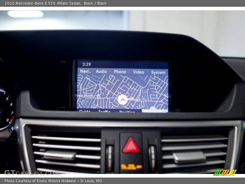 Navigation of 2010 E 550 4Matic Sedan