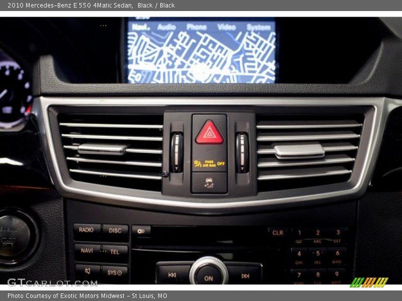 Black / Black 2010 Mercedes-Benz E 550 4Matic Sedan