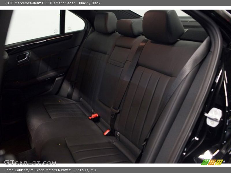 Black / Black 2010 Mercedes-Benz E 550 4Matic Sedan