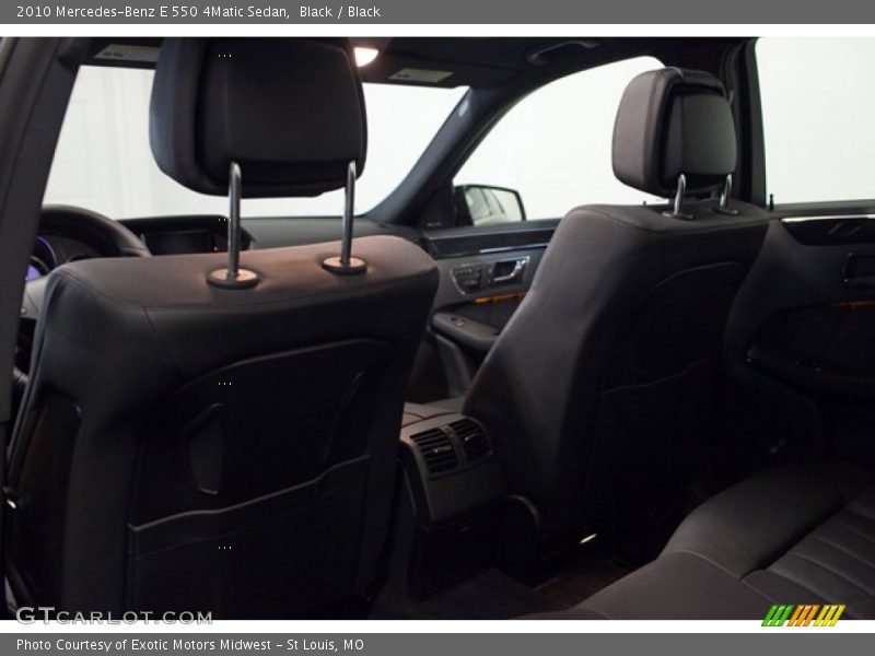 Black / Black 2010 Mercedes-Benz E 550 4Matic Sedan