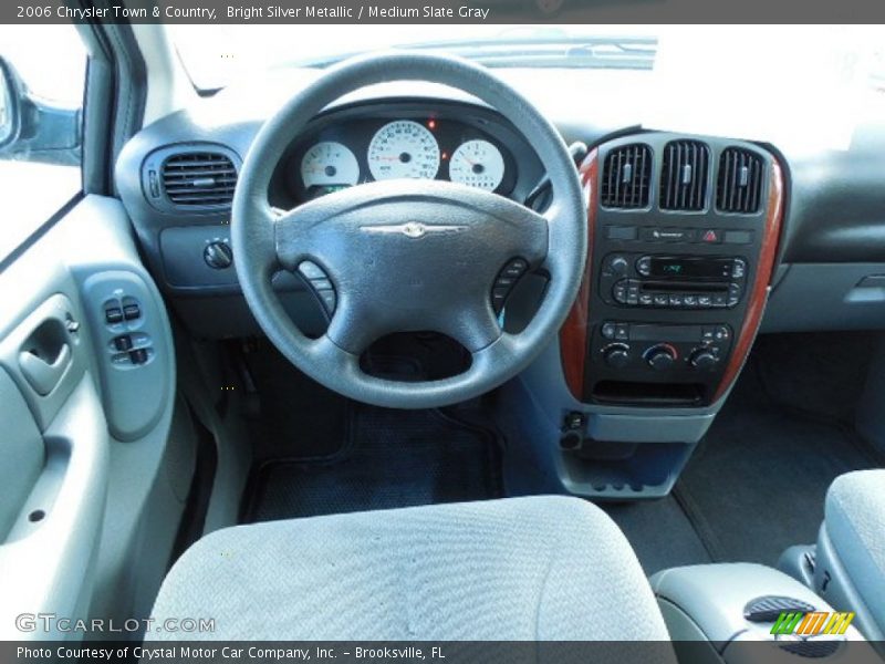 Bright Silver Metallic / Medium Slate Gray 2006 Chrysler Town & Country