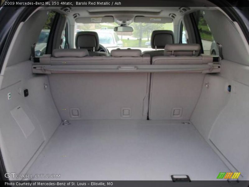 Barolo Red Metallic / Ash 2009 Mercedes-Benz ML 350 4Matic