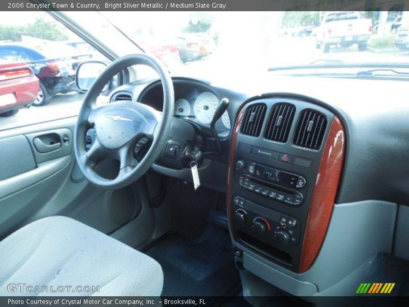 Bright Silver Metallic / Medium Slate Gray 2006 Chrysler Town & Country
