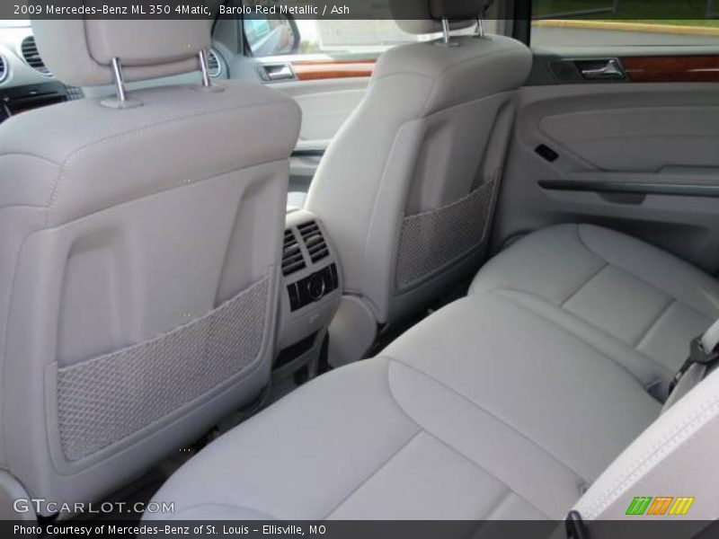 Barolo Red Metallic / Ash 2009 Mercedes-Benz ML 350 4Matic