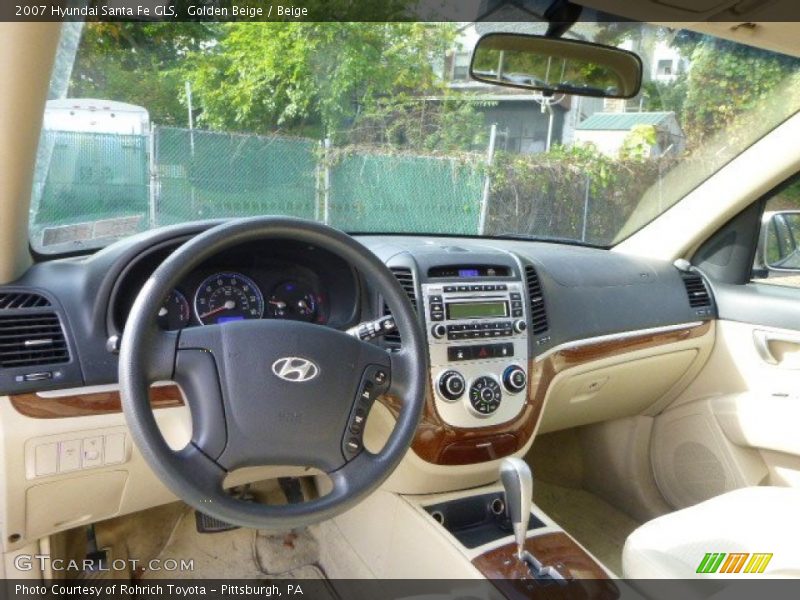 Golden Beige / Beige 2007 Hyundai Santa Fe GLS