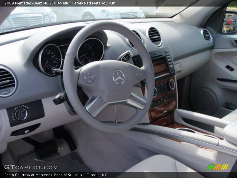 Barolo Red Metallic / Ash 2009 Mercedes-Benz ML 350 4Matic