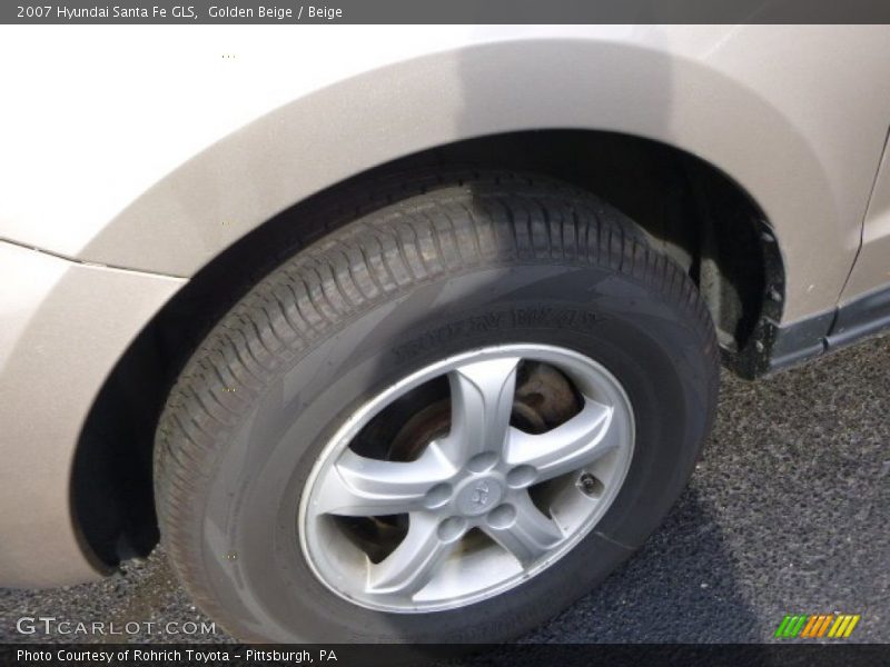 Golden Beige / Beige 2007 Hyundai Santa Fe GLS