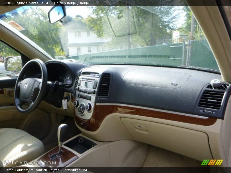 Golden Beige / Beige 2007 Hyundai Santa Fe GLS