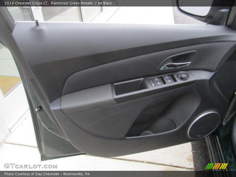 Rainforest Green Metallic / Jet Black 2014 Chevrolet Cruze LT
