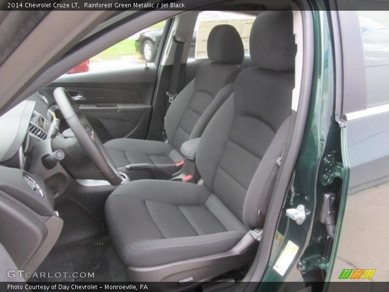 Rainforest Green Metallic / Jet Black 2014 Chevrolet Cruze LT