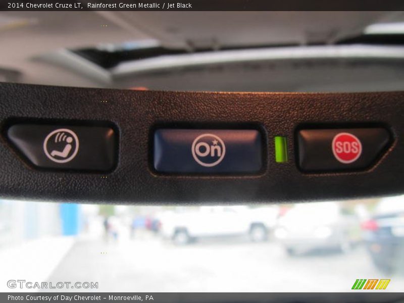 Rainforest Green Metallic / Jet Black 2014 Chevrolet Cruze LT