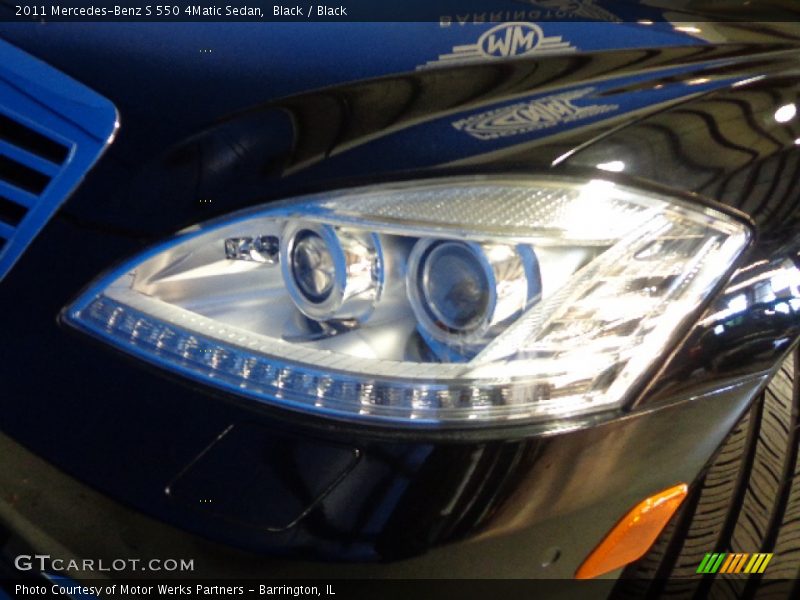 Black / Black 2011 Mercedes-Benz S 550 4Matic Sedan