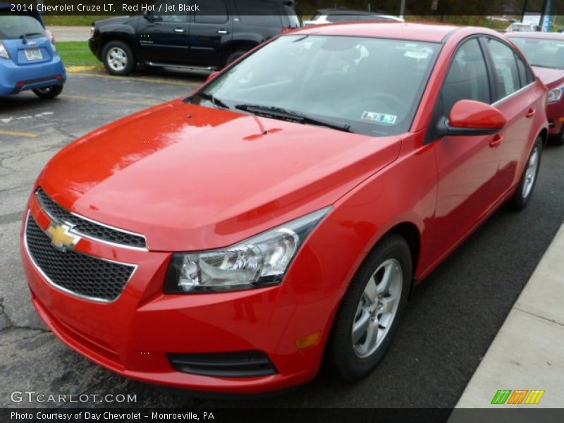 Red Hot / Jet Black 2014 Chevrolet Cruze LT