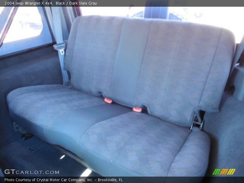 Black / Dark Slate Gray 2004 Jeep Wrangler X 4x4
