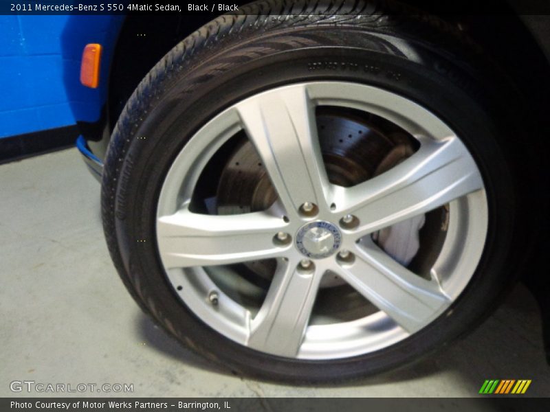 Black / Black 2011 Mercedes-Benz S 550 4Matic Sedan