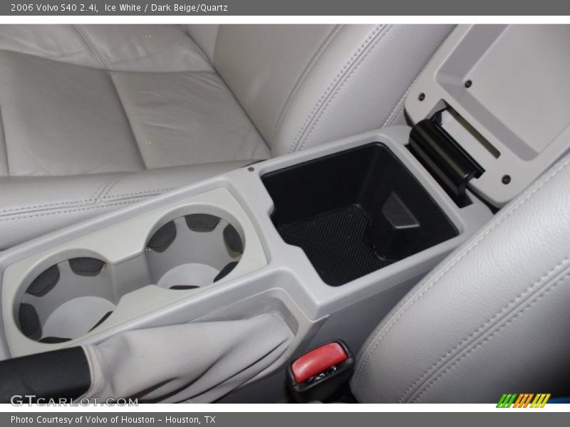 Ice White / Dark Beige/Quartz 2006 Volvo S40 2.4i