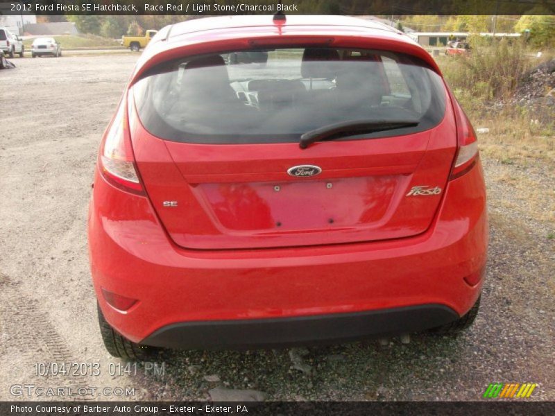 Race Red / Light Stone/Charcoal Black 2012 Ford Fiesta SE Hatchback