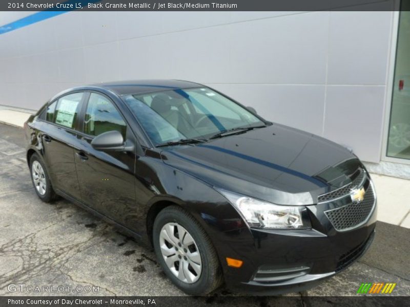 Black Granite Metallic / Jet Black/Medium Titanium 2014 Chevrolet Cruze LS