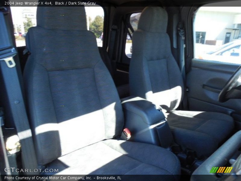 Black / Dark Slate Gray 2004 Jeep Wrangler X 4x4