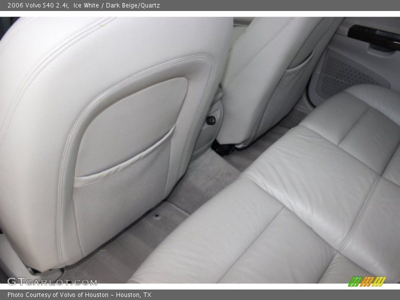 Ice White / Dark Beige/Quartz 2006 Volvo S40 2.4i