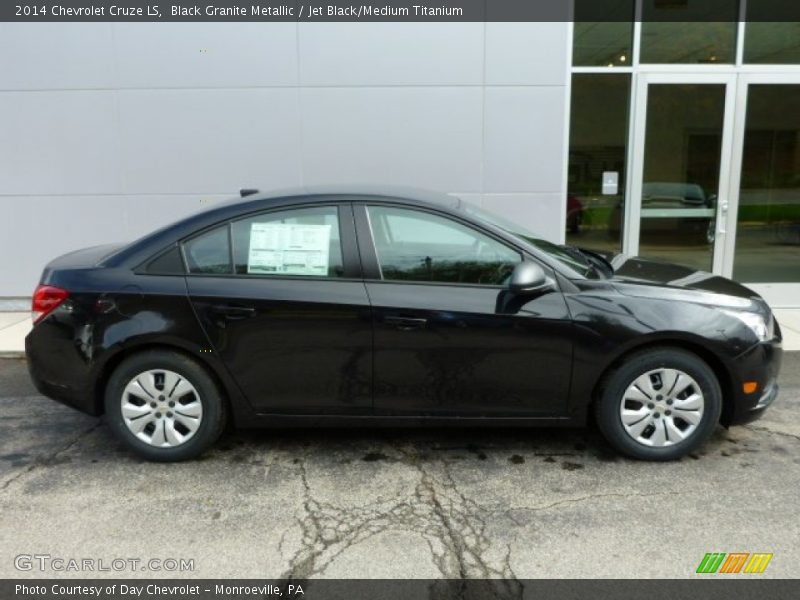 Black Granite Metallic / Jet Black/Medium Titanium 2014 Chevrolet Cruze LS