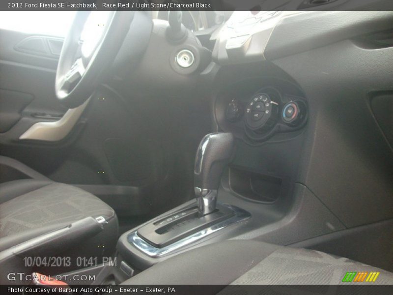 Race Red / Light Stone/Charcoal Black 2012 Ford Fiesta SE Hatchback