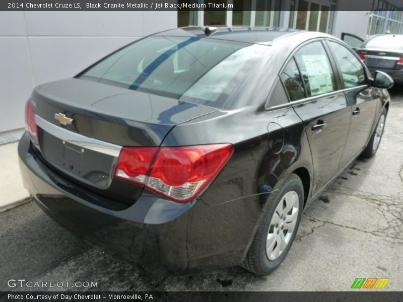 Black Granite Metallic / Jet Black/Medium Titanium 2014 Chevrolet Cruze LS