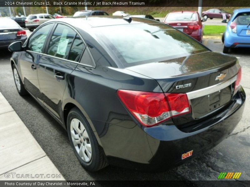Black Granite Metallic / Jet Black/Medium Titanium 2014 Chevrolet Cruze LS