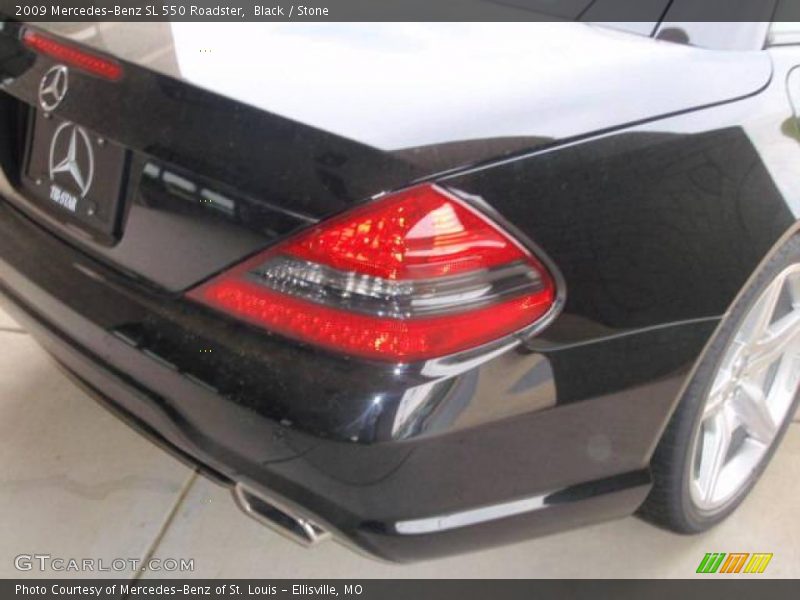 Black / Stone 2009 Mercedes-Benz SL 550 Roadster