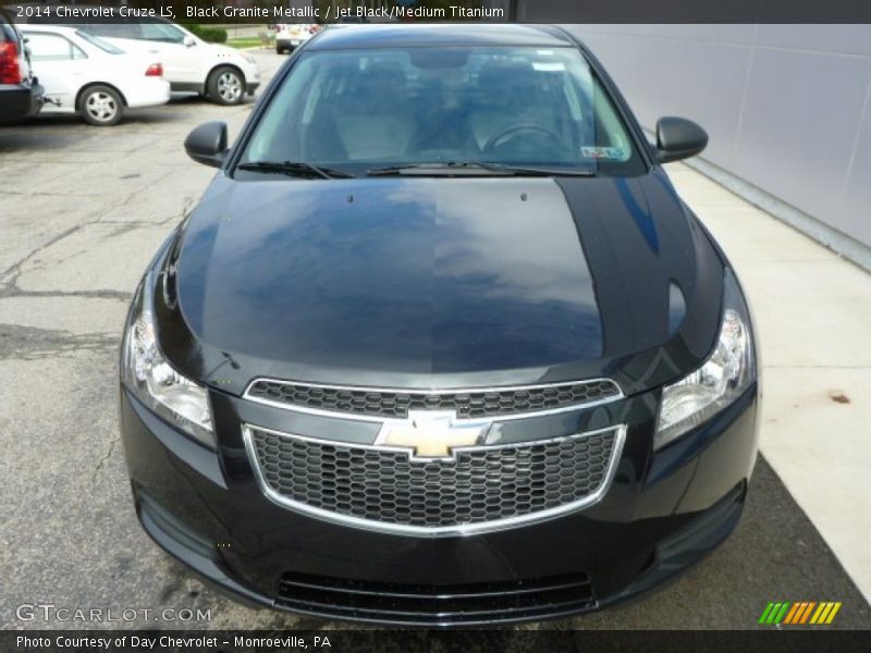 Black Granite Metallic / Jet Black/Medium Titanium 2014 Chevrolet Cruze LS