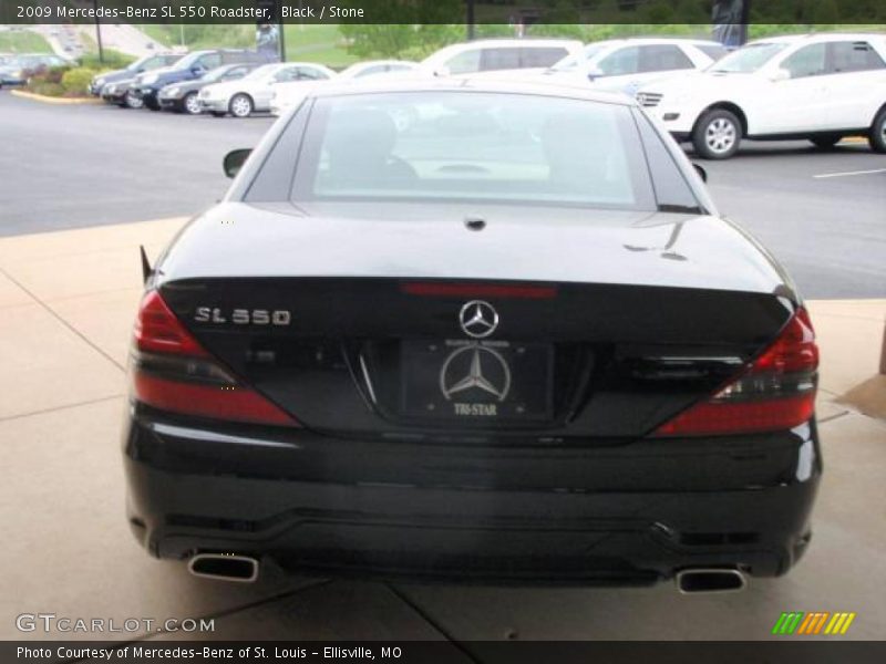 Black / Stone 2009 Mercedes-Benz SL 550 Roadster