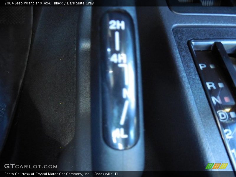 Black / Dark Slate Gray 2004 Jeep Wrangler X 4x4