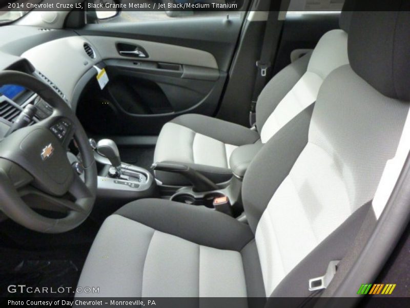 Black Granite Metallic / Jet Black/Medium Titanium 2014 Chevrolet Cruze LS