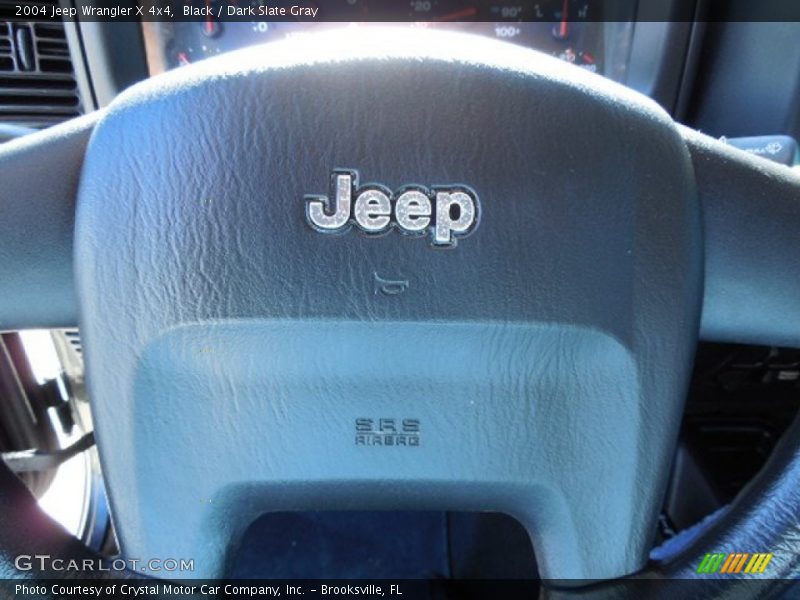Black / Dark Slate Gray 2004 Jeep Wrangler X 4x4