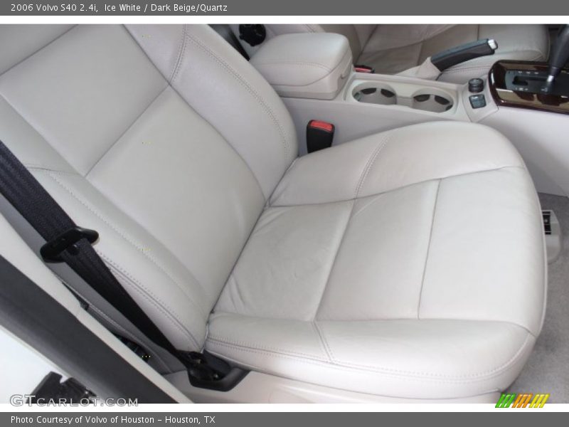 Ice White / Dark Beige/Quartz 2006 Volvo S40 2.4i