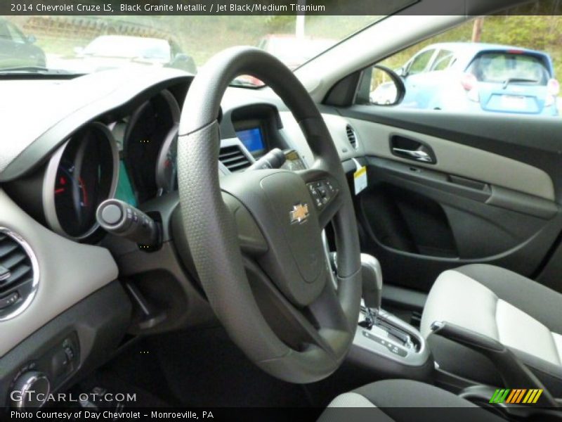 Black Granite Metallic / Jet Black/Medium Titanium 2014 Chevrolet Cruze LS