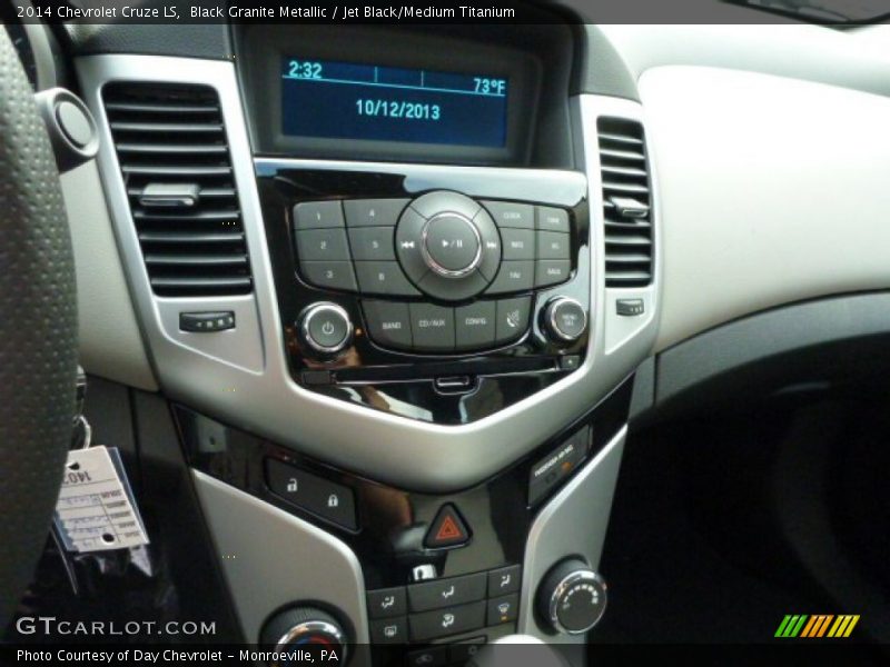 Black Granite Metallic / Jet Black/Medium Titanium 2014 Chevrolet Cruze LS