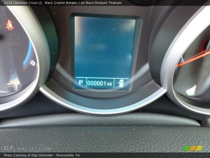 Black Granite Metallic / Jet Black/Medium Titanium 2014 Chevrolet Cruze LS
