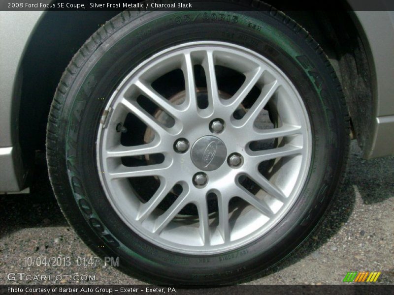 Silver Frost Metallic / Charcoal Black 2008 Ford Focus SE Coupe