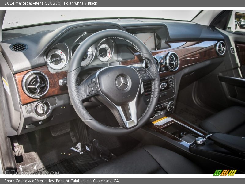 Polar White / Black 2014 Mercedes-Benz GLK 350