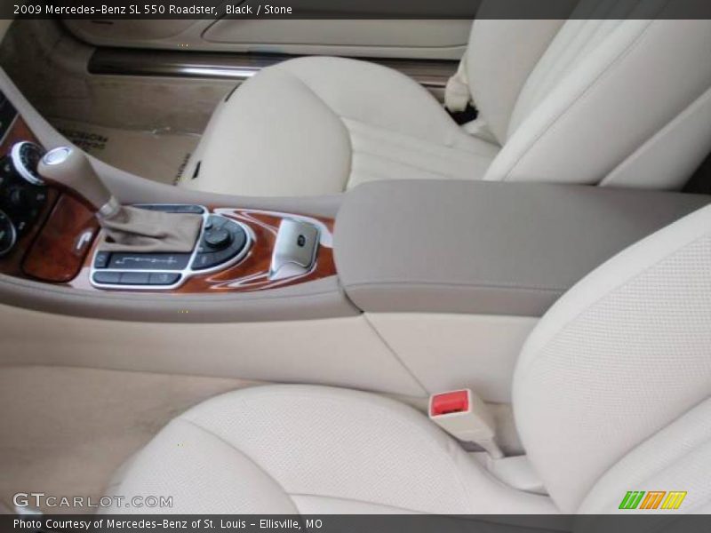 Black / Stone 2009 Mercedes-Benz SL 550 Roadster