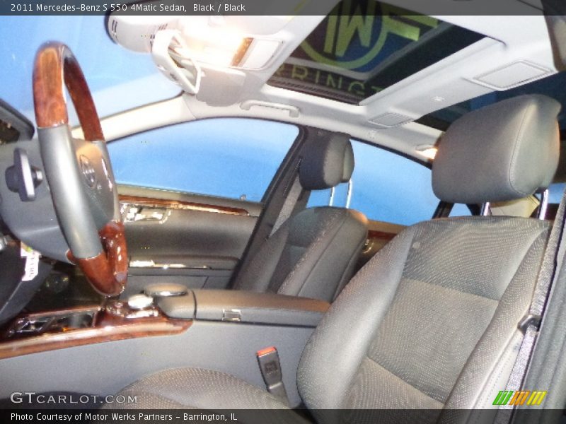 Black / Black 2011 Mercedes-Benz S 550 4Matic Sedan