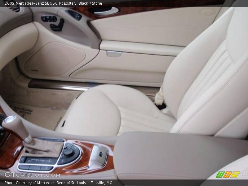 Black / Stone 2009 Mercedes-Benz SL 550 Roadster