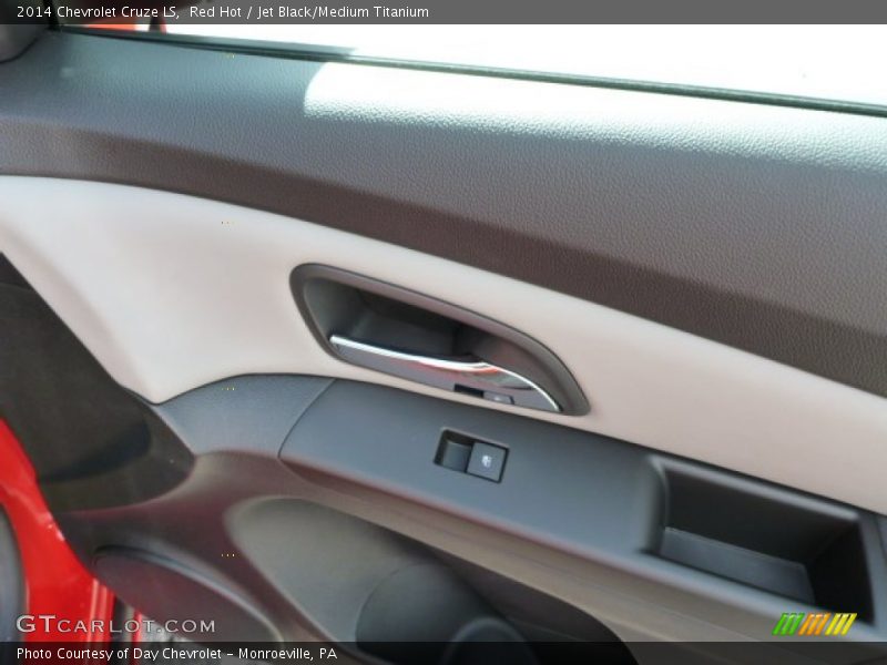 Red Hot / Jet Black/Medium Titanium 2014 Chevrolet Cruze LS