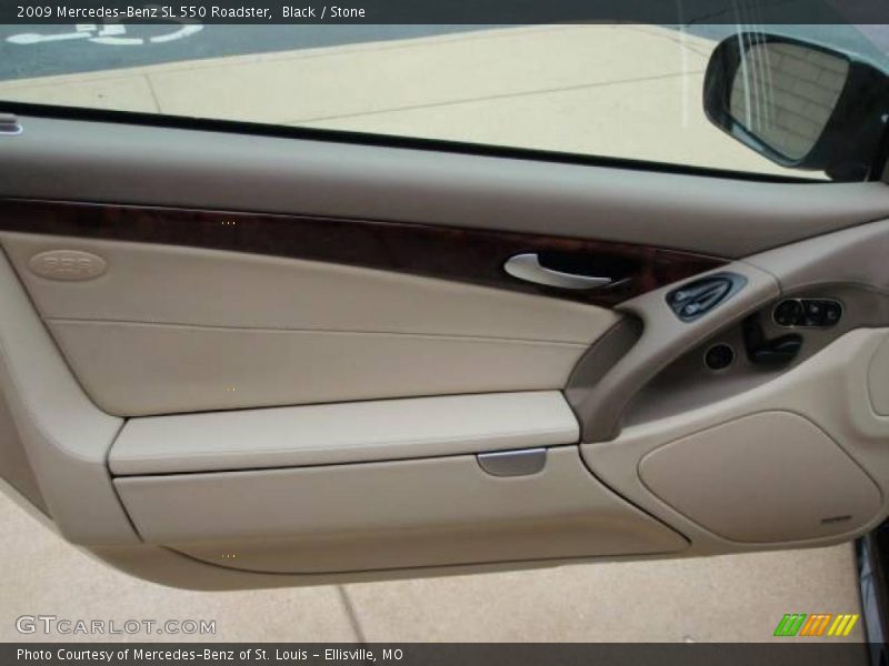 Black / Stone 2009 Mercedes-Benz SL 550 Roadster