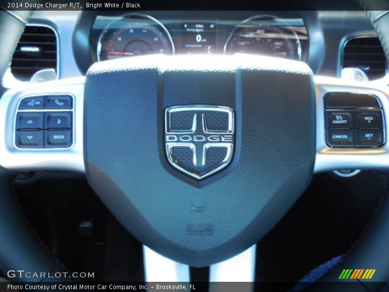 Bright White / Black 2014 Dodge Charger R/T